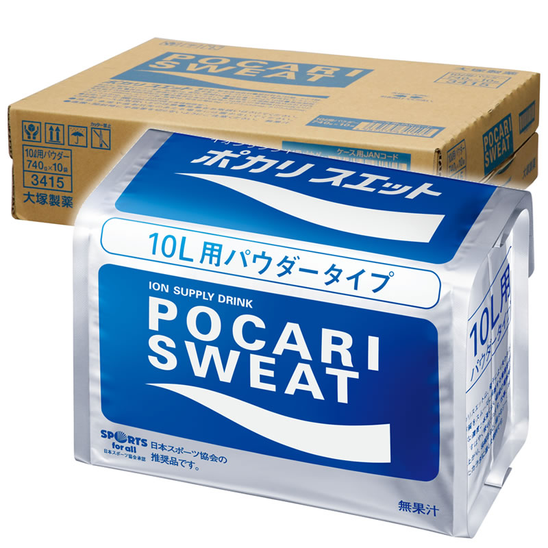 ポカリスウェット 粉末 1L用パウダー 74g×100袋 - 飲料/酒